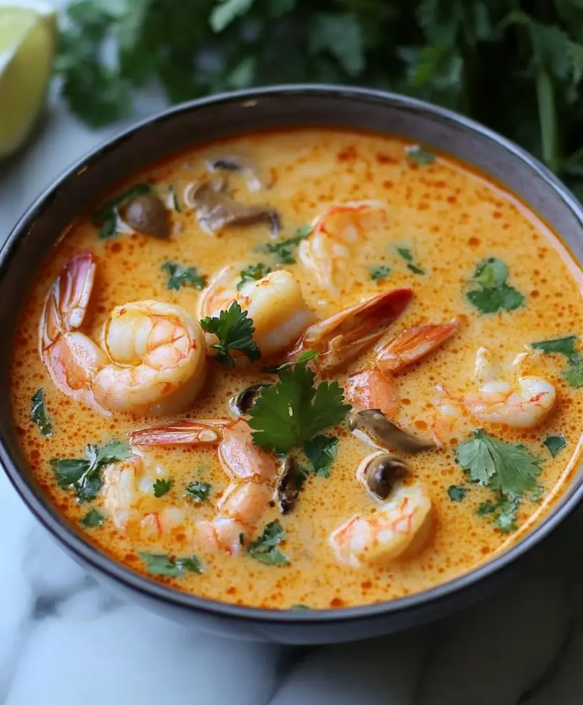 Sopa de Coco Tailandesa