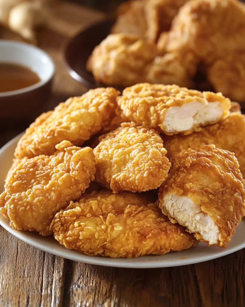 Pollo Frito con Galletas Saladas