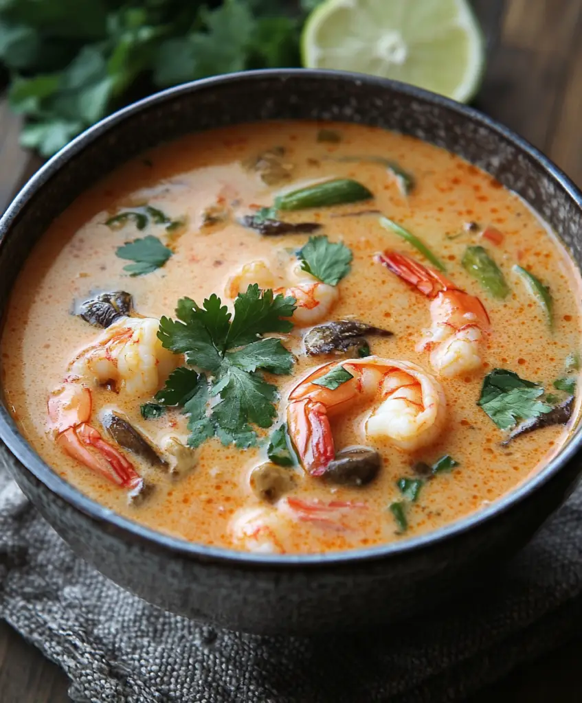 Sopa de Coco Tailandesa