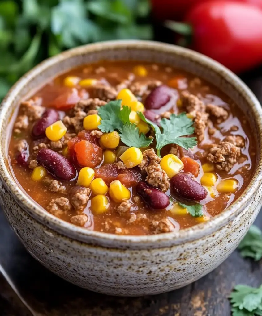 Sopa de Tacos en Olla de Cocción Lenta