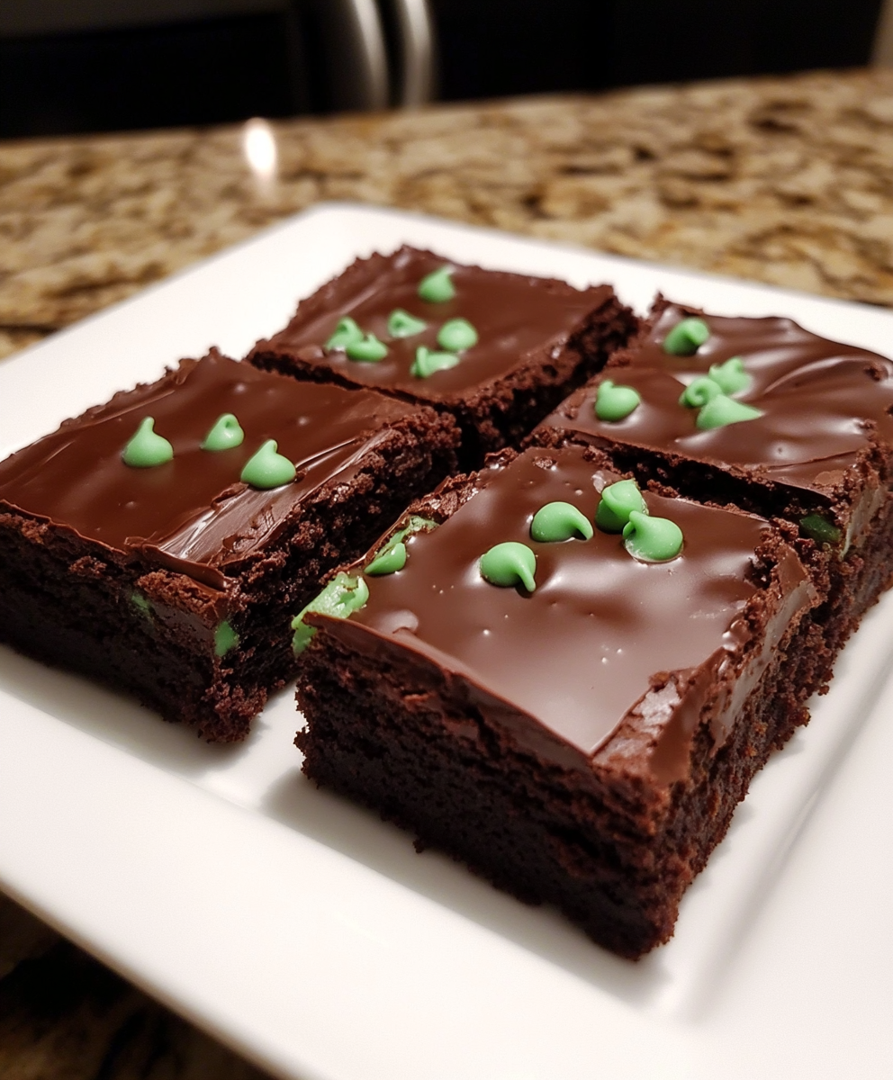 Brownies de Chocolate con Menta
