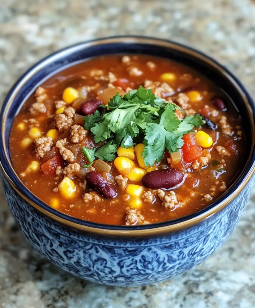 Sopa de Tacos en Olla de Cocción Lenta