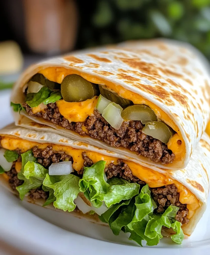 Wraps de Big Mac Caseros con Salsa Especial