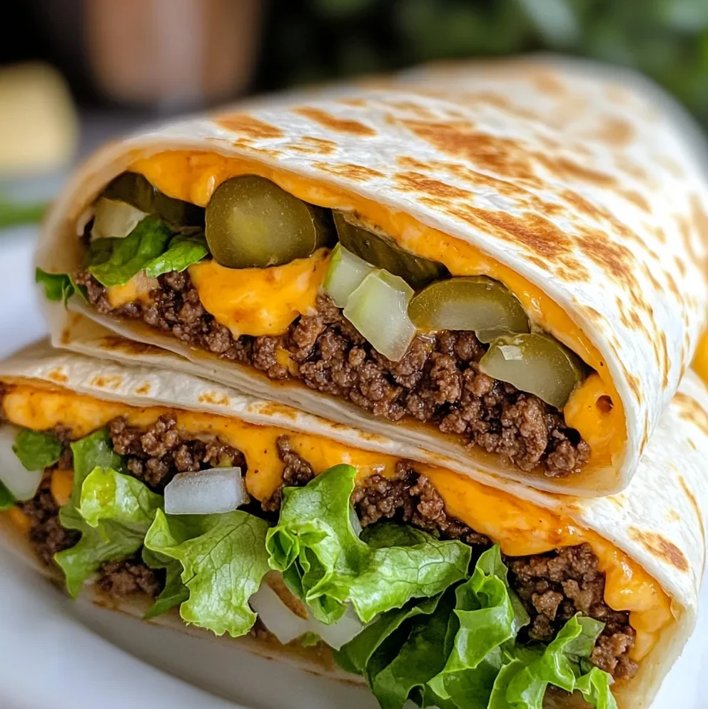 Wraps de Big Mac Caseros con Salsa Especial