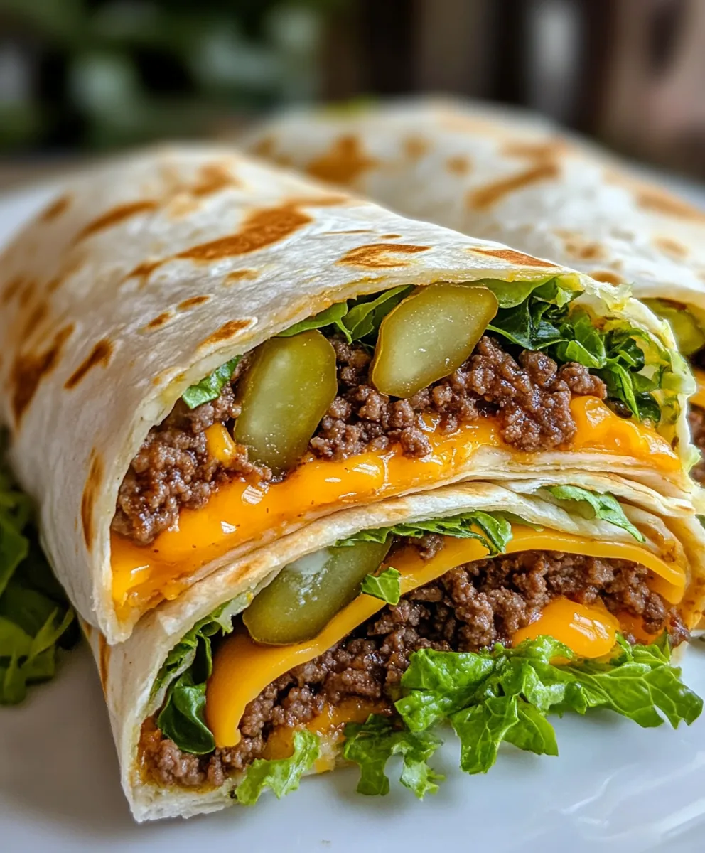 Wraps de Big Mac Caseros con Salsa Especial