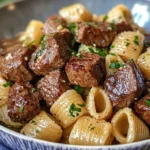 Bocaditos de Carne con Mantequilla de Ajo y Conchas Cremosas de Parmesano