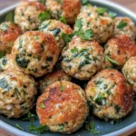 Albóndigas de Pollo con Ricotta y Espinacas