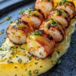 Langosta con Mantequilla de Ajo y Hierbas y Salsa Cremosa de Limón