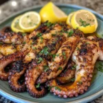 Pulpo a la Parrilla al Estilo Griego