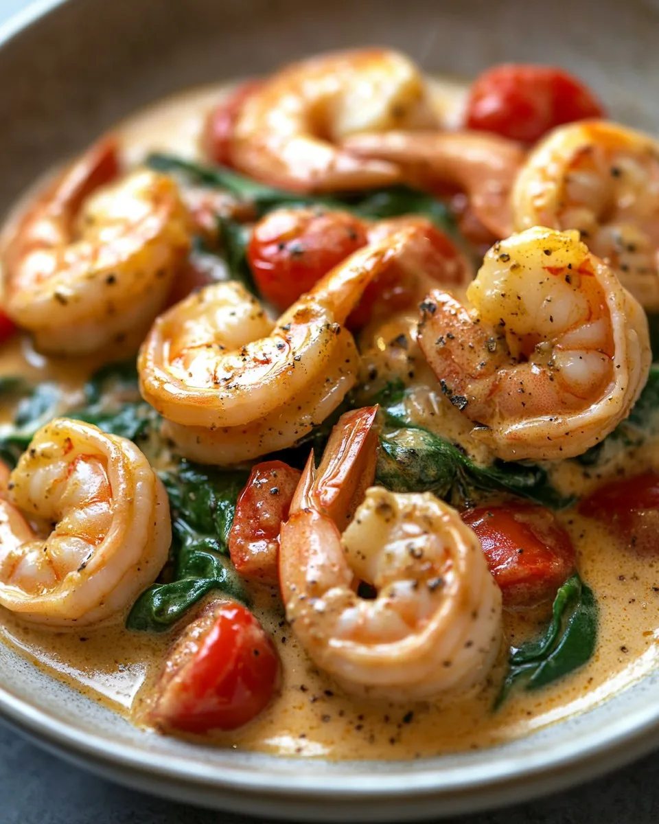 Camarones a la Toscana