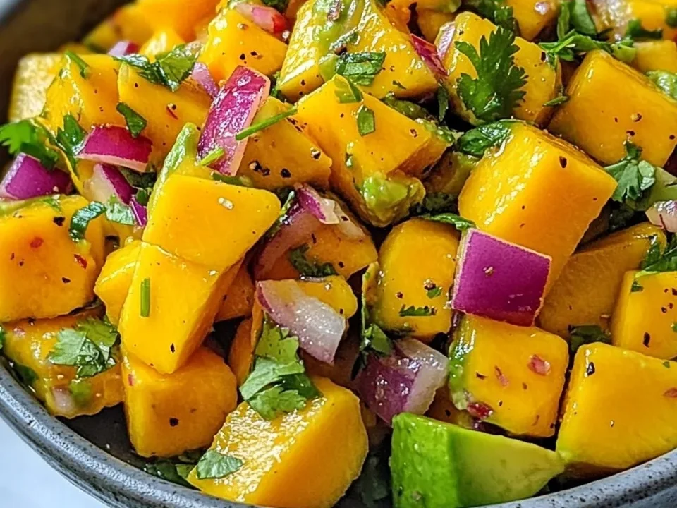Ensalada de Mango y Aguacate