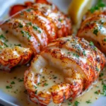 Langostas en Salsa de Mantequilla y Ajo Cremosa deliciosas.